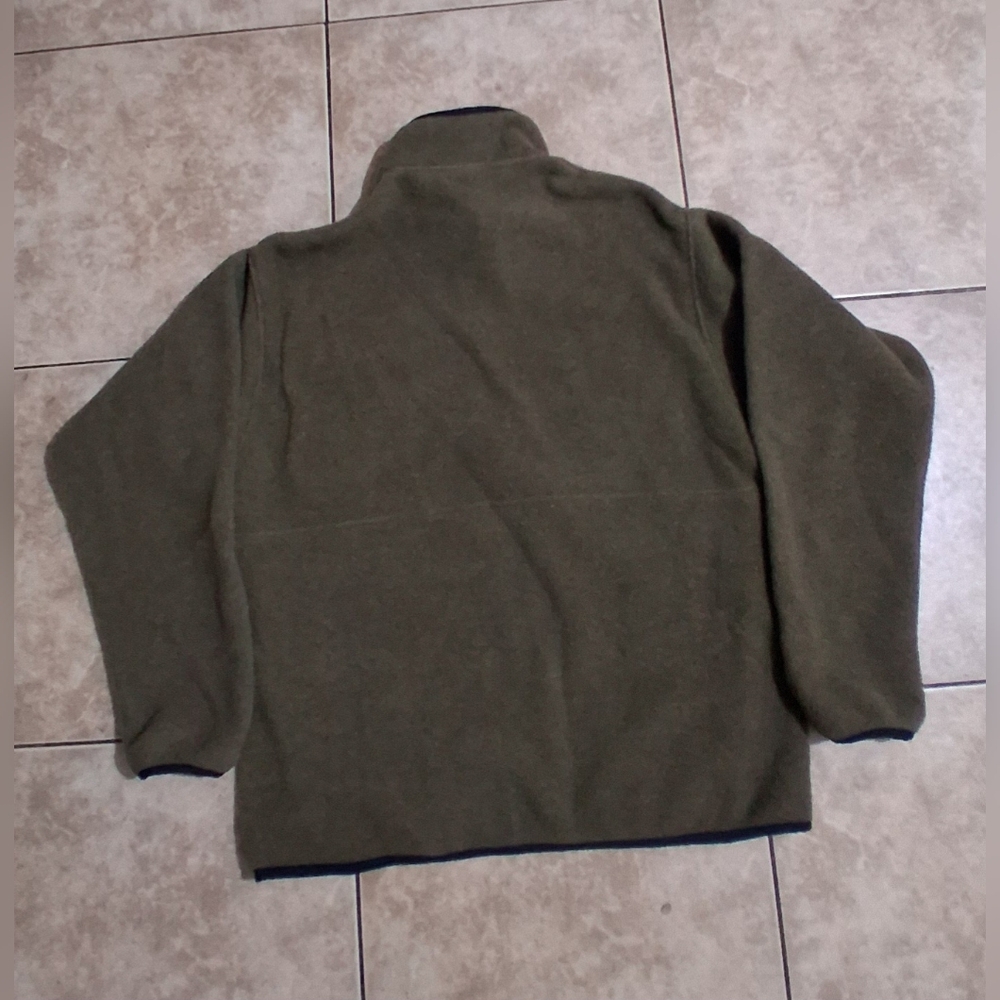 Patagonia  Synchilla Olive Green Fleece Pullover Sz.L - Picture 8 of 8